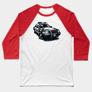 Police car Baseball T-Shirt